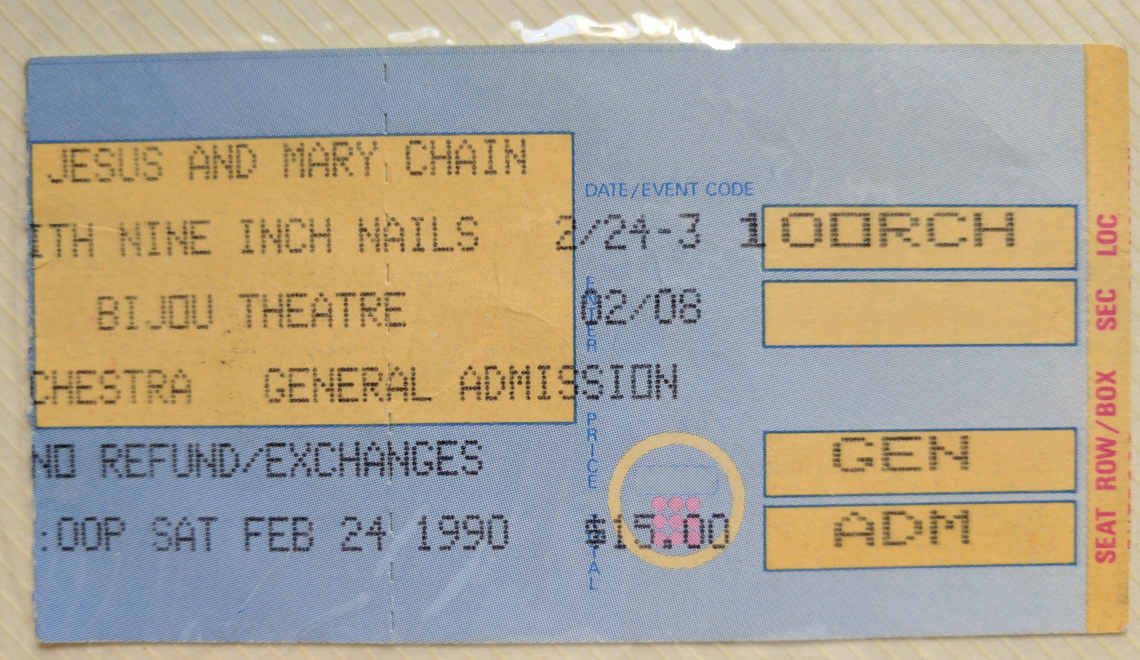 1990/02/24 Ticket