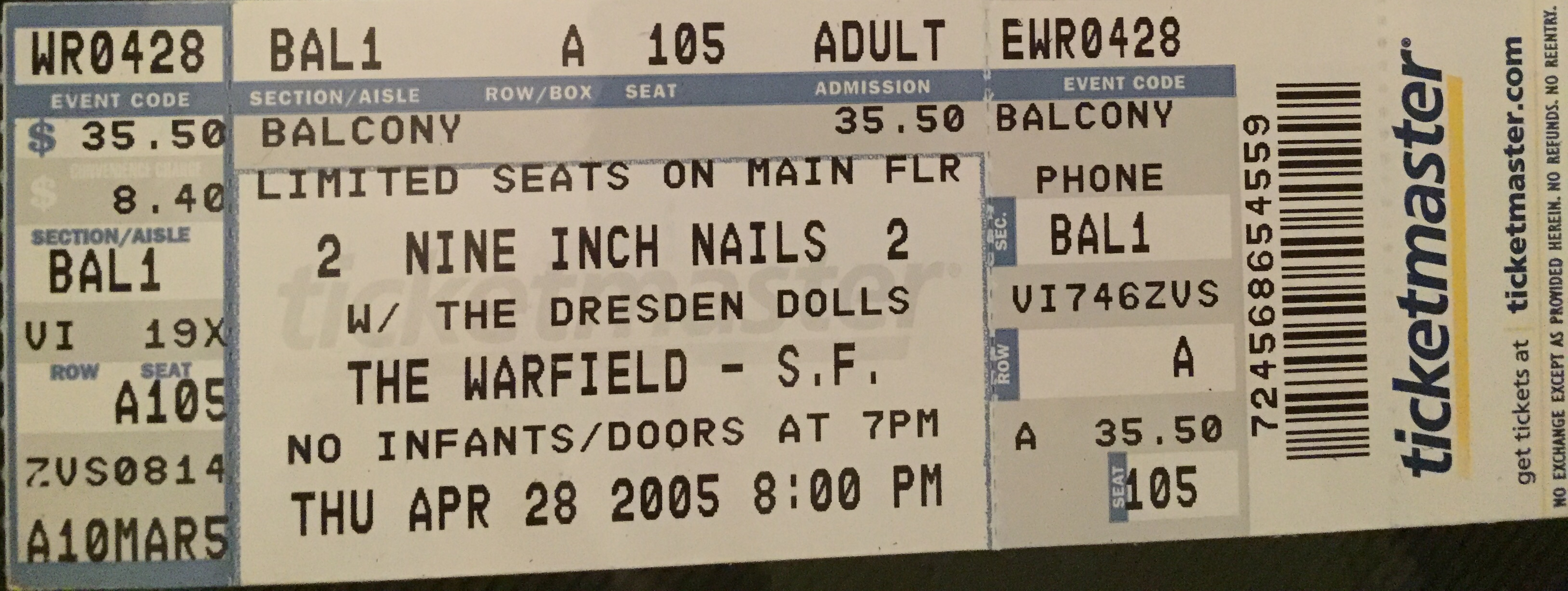 2005/04/28 Ticket