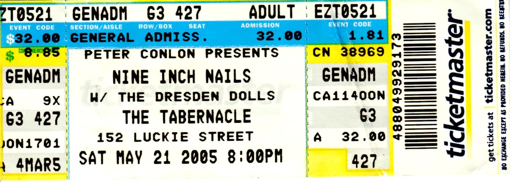 2005/05/21 Ticket