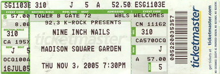 2005/11/03 Ticket