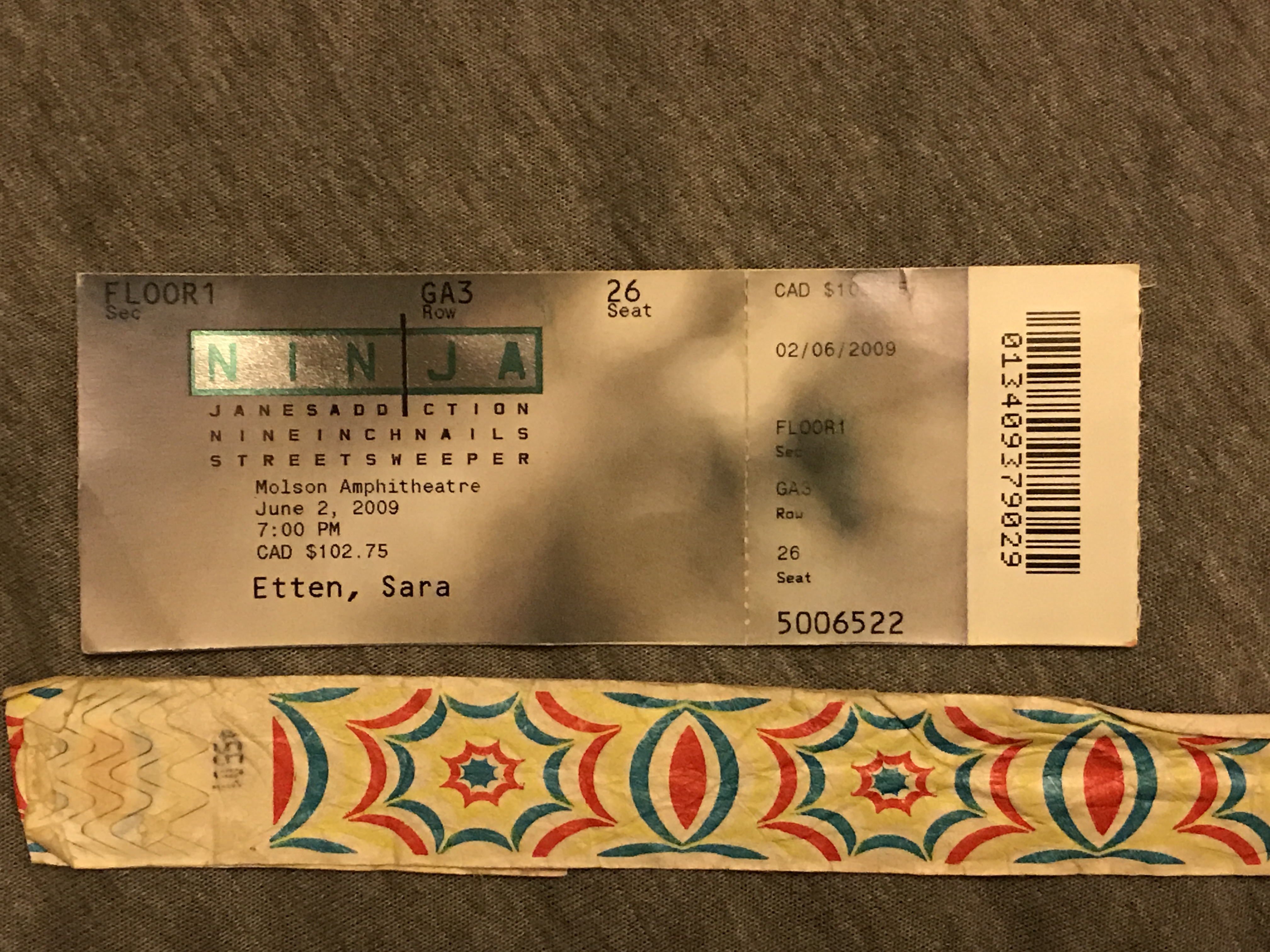 2009/06/02 Ticket