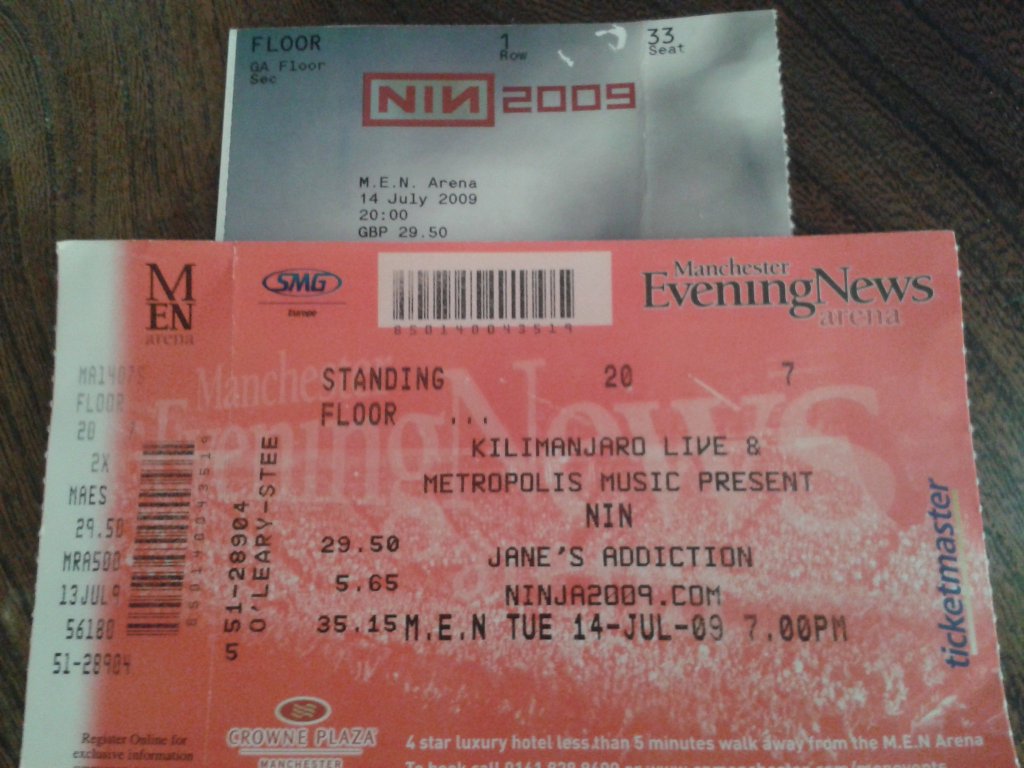 2009/07/14 Ticket