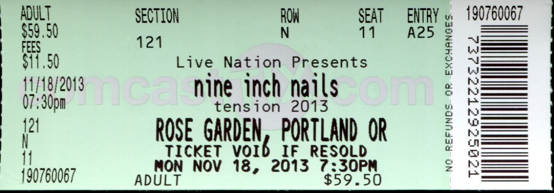 2013/11/18 Ticket
